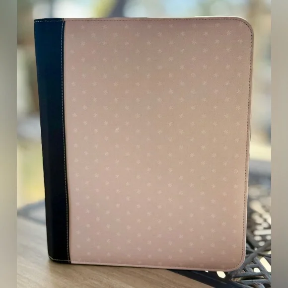 Erin Condren Asterisk Large StandUp Tech/Tablet Folio Planner Organizer Zip NWOT - Picture 2 of 16